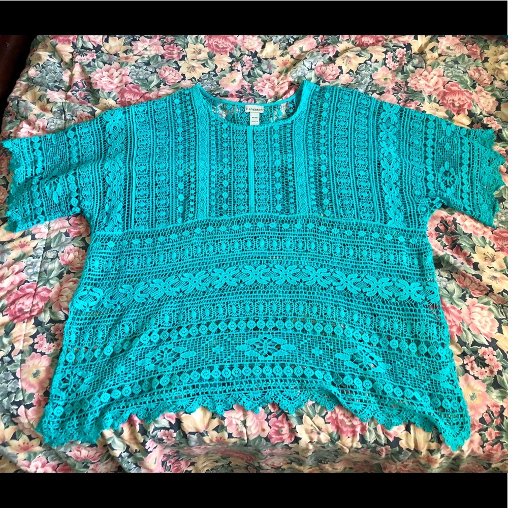 Crochet Shirt - Plus